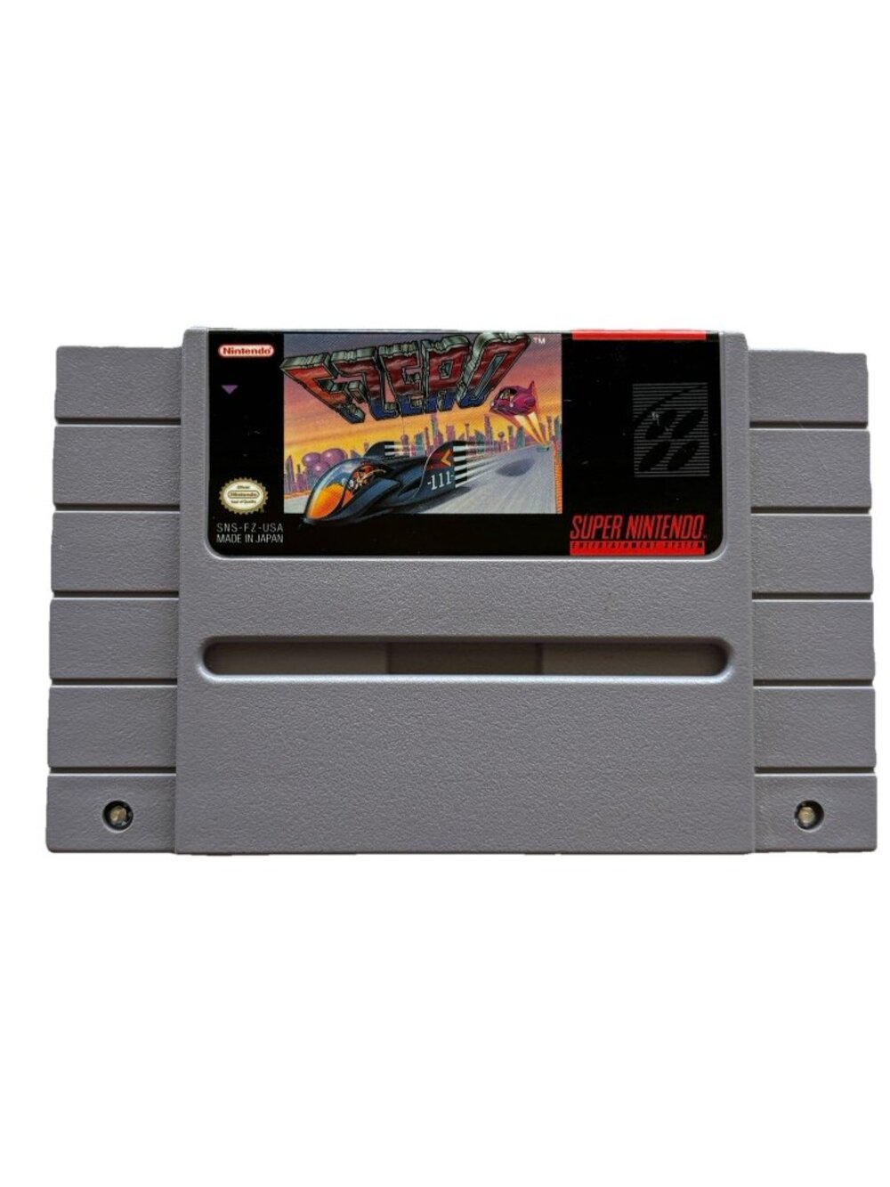 F-Zero (SNES, 1991) Super Nintendo Cartridge Only – Race Game Tested & Working